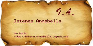 Istenes Annabella névjegykártya